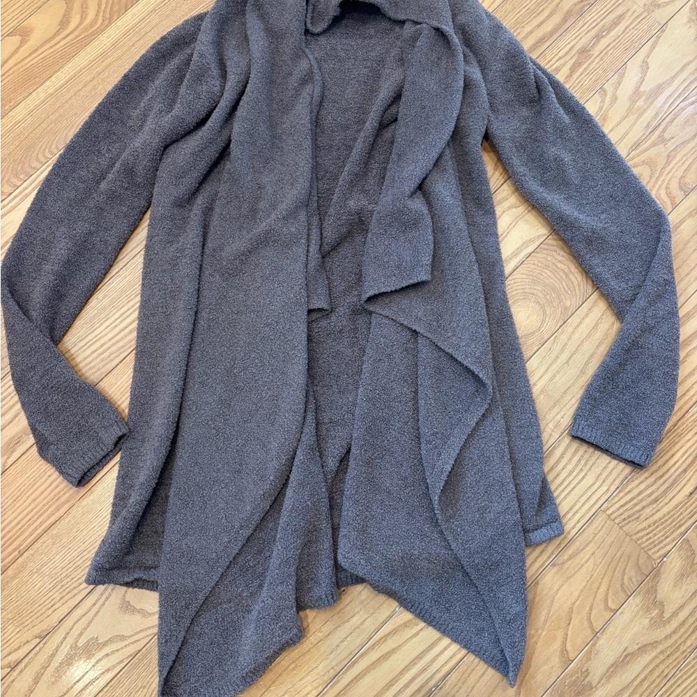 Barefoot Dreams brown Cardigan sweater